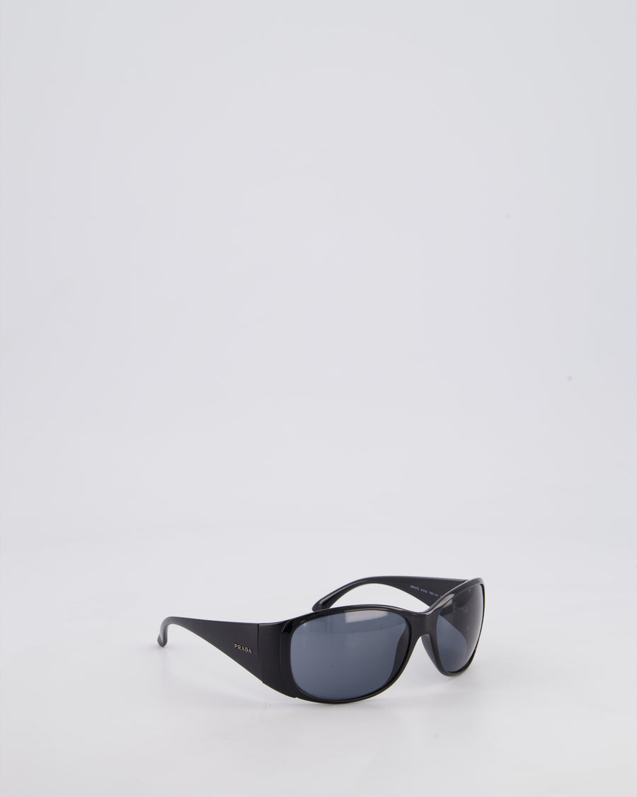 Prada Black Sunglasses with Logo Detail