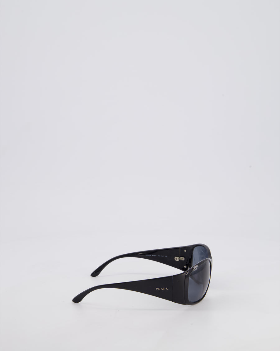 Prada Black Sunglasses with Logo Detail