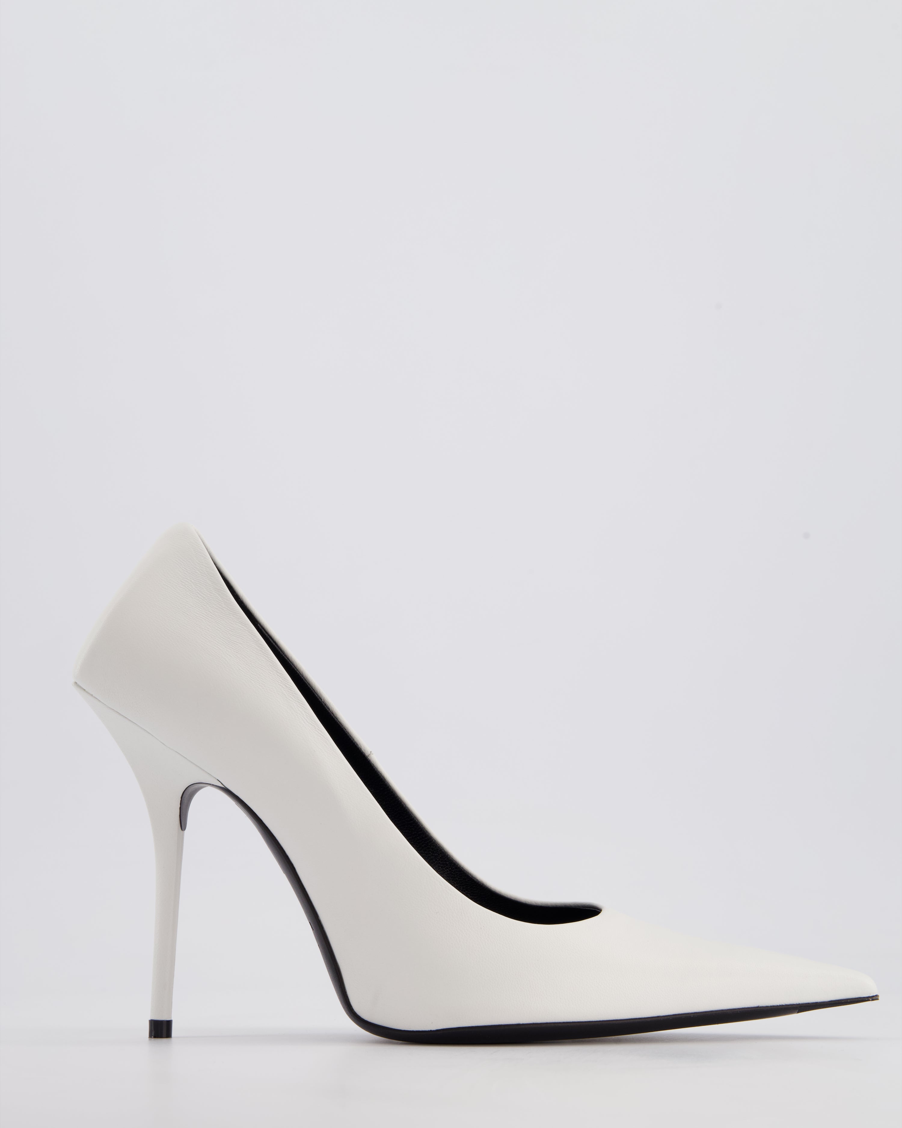 【BALENCIAGA】ナイフボウレザーミュール Knife Bow leather mules in black - Balenciaga | Mytheresa