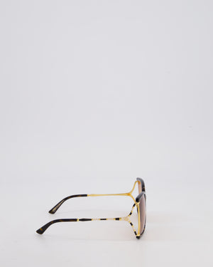 Gucci Brown GG0592S 60mm Square Tortoiseshell Sunglasses