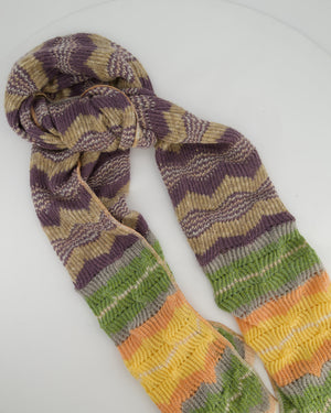 Missoni Multi Colour Long Length Scarf