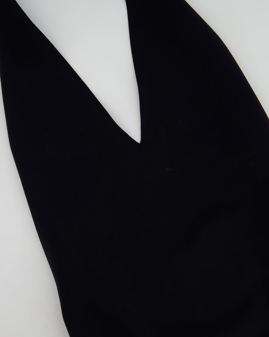 Saint Laurent Black Halter Neck Bodysuit Size FR 36 (UK 8)