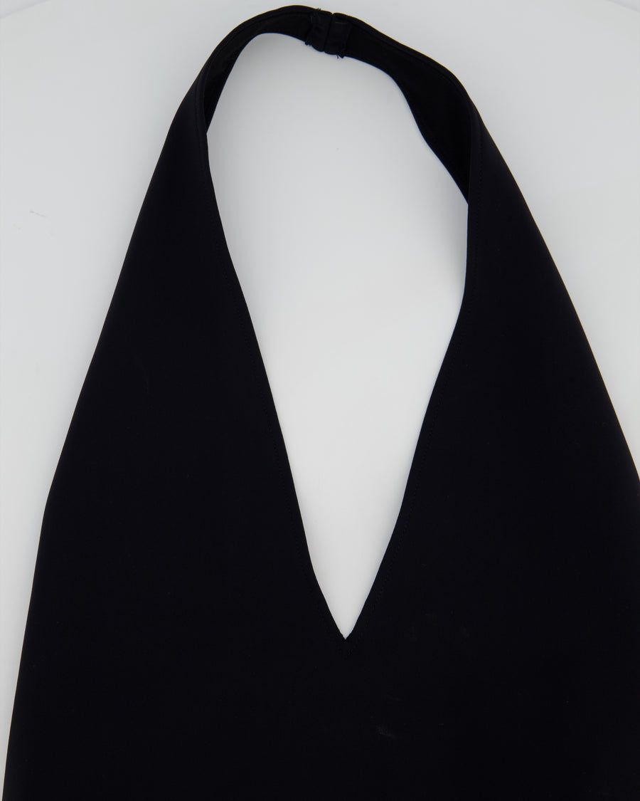 Saint Laurent Black Halter Neck Bodysuit Size FR 36 (UK 8)