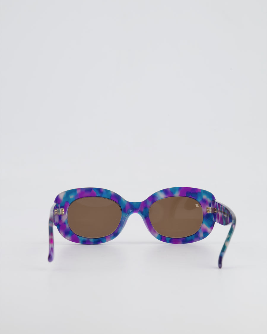 Jimmy Fairly Purple and Blue Sunglasses
