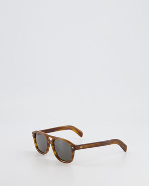 Loro Piana Brown Acetate Roadster Sunglasses RRP £765