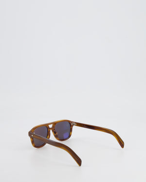 Loro Piana Brown Acetate Roadster Sunglasses RRP £765