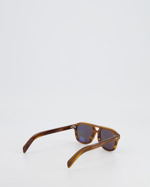 Loro Piana Brown Acetate Roadster Sunglasses RRP £765