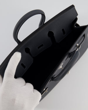 Hermès Birkin 25 Sellier Bag in Gris Misty Epsom Leather with Palladium Hardware