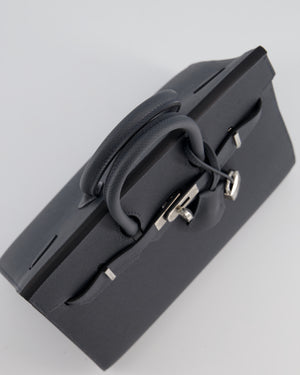 Hermès Birkin 25 Sellier Bag in Gris Misty Epsom Leather with Palladium Hardware