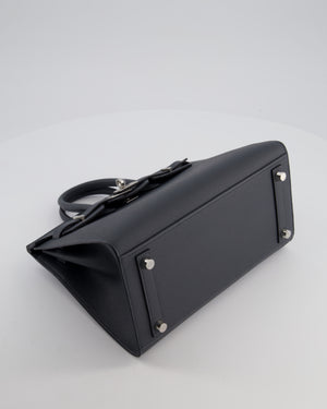 Hermès Birkin 25 Sellier Bag in Gris Misty Epsom Leather with Palladium Hardware