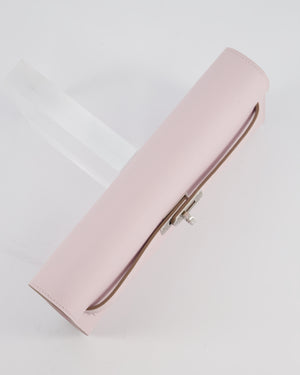 Hermès Kelly To Go Bag in Mauve Pale Evercolor Leather with Palladium Hardware