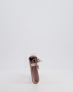 Hermès Kelly To Go Bag in Mauve Pale Evercolor Leather with Palladium Hardware