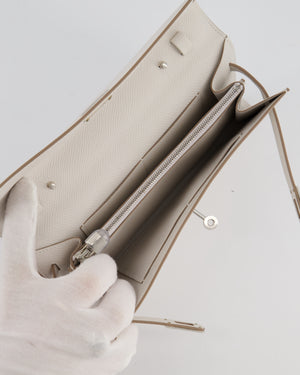 Hermès Kelly To Go Bag in Gris Pale Epsom Leather with Palladium Hardware