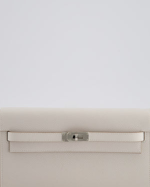 Hermès Kelly To Go Bag in Gris Pale Epsom Leather with Palladium Hardware