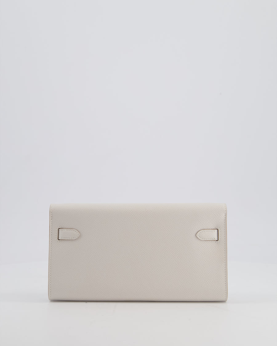 Hermès Kelly To Go Bag in Gris Pale Epsom Leather with Palladium Hardware