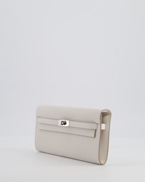 Hermès Kelly To Go Bag in Gris Pale Epsom Leather with Palladium Hardware