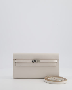 Hermès Kelly To Go Bag in Gris Pale Epsom Leather with Palladium Hardware