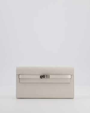 Hermès Kelly To Go Bag in Gris Pale Epsom Leather with Palladium Hardware