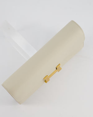 Hermès Constance To Go Bag in Beton Evercolor Leather with Gold Hardware