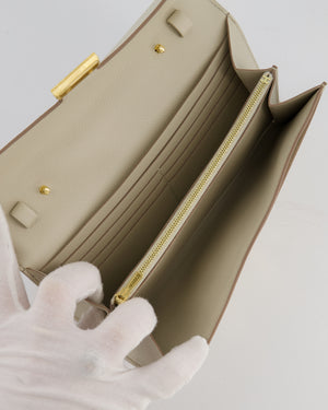 Hermès Constance To Go Bag in Beton Evercolor Leather with Gold Hardware