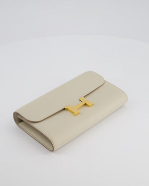 Hermès Constance To Go Bag in Beton Evercolor Leather with Gold Hardware