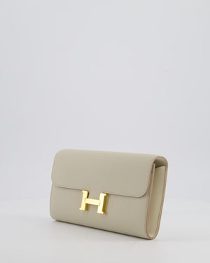 Hermès Constance To Go Bag in Beton Evercolor Leather with Gold Hardware
