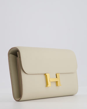 Hermès Constance To Go Bag in Beton Evercolor Leather with Gold Hardware