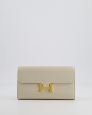 Hermès Constance To Go Bag in Beton Evercolor Leather with Gold Hardware