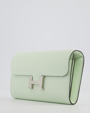 Hermès Constance To Go Bag in Vert Fizz Epsom Leather with Palladium Hardware