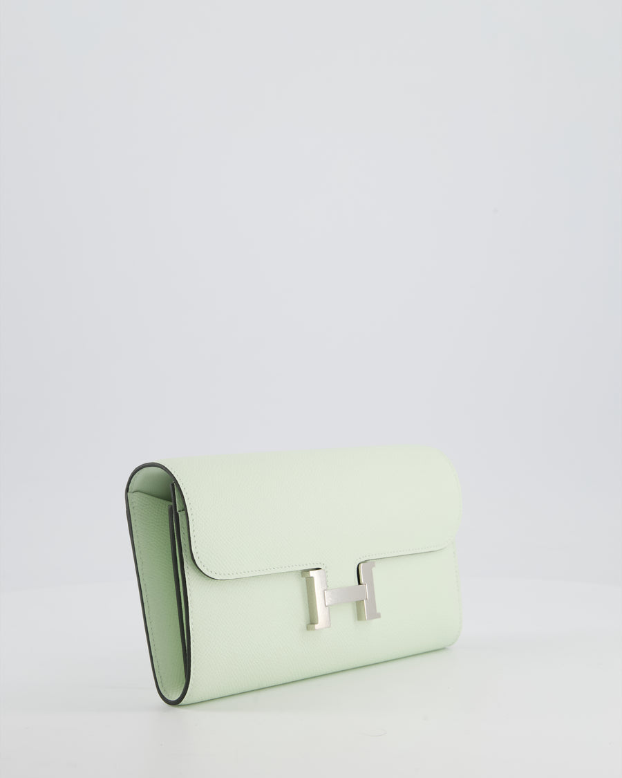 Hermès Constance To Go Bag in Vert Fizz Epsom Leather with Palladium Hardware