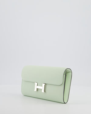 Hermès Constance To Go Bag in Vert Fizz Epsom Leather with Palladium Hardware