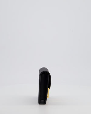 Hermès Constance Slim Belt Wallet Bag in Black Epsom Leather with Pocket and Gold Hardware