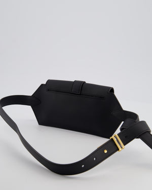 Hermès Elan Pocket 24 Belt Noir Swift Leather with Gold Hardware RRP £2,200