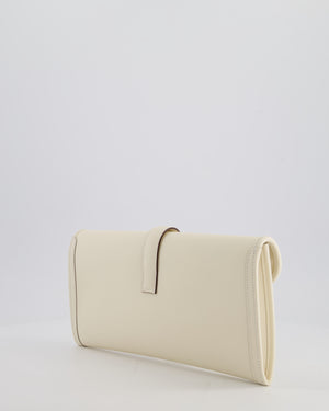 Hermès Jige Elan 29 Clutch Bag in Nata Swift Leather