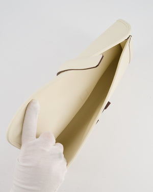 Hermès Jige Elan 29 Clutch Bag in Nata Swift Leather