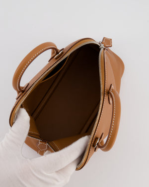 *RARE* Hermès Bolide 1923 Mini Bag in Gold Evercolour Leather with Palladium Hardware