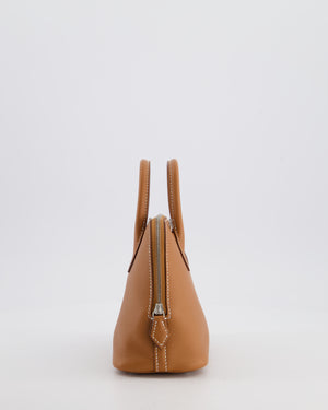 *RARE* Hermès Bolide 1923 Mini Bag in Gold Evercolour Leather with Palladium Hardware