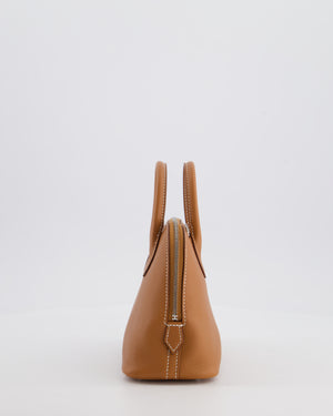 *RARE* Hermès Bolide 1923 Mini Bag in Gold Evercolour Leather with Palladium Hardware