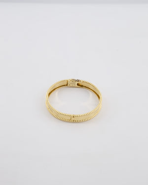 Van Cleef & Arpels Perlée Signature Bracelet in 18K Rose Gold Size S (14cm) RRP £6450