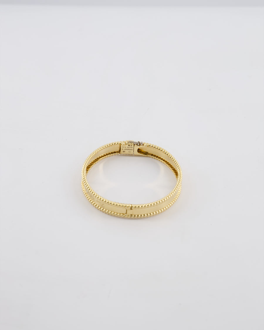 Van Cleef & Arpels Perlée Signature Bracelet in 18K Rose Gold Size S (14cm) RRP £6450