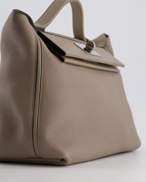 *FIRE PRICE* Hermès 24/24 29 Bag in Gris Tourterelle Togo Leather with Palladium Hardware RRP £7,880