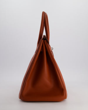 Hermès Birkin 35 Retourne Bag in Cuivre Epsom Leather with Palladium Hardware