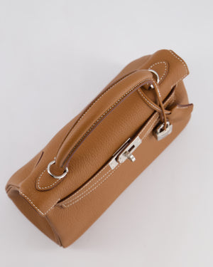 Hermès Kelly 25 Bag Retourne in Gold Togo Leather with Palladium Hardware