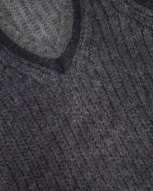 Prada Mohair Grey Long Vest IT 38 (UK 6)