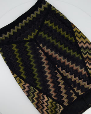 Missoni Brown Zig-Zag Vest Top and Skirt Set Size IT 40/44 (UK 8/12)