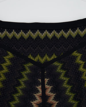Missoni Brown Zig-Zag Vest Top and Skirt Set Size IT 40/44 (UK 8/12)