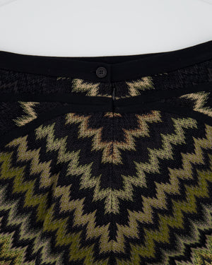 Missoni Brown Zig-Zag Vest Top and Skirt Set Size IT 40/44 (UK 8/12)