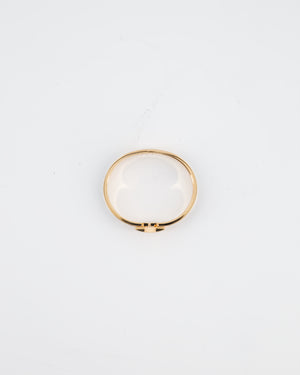 Hermès Clic H Noir Enamel Bracelet with Rose Gold Hardware Size PM RRP £590