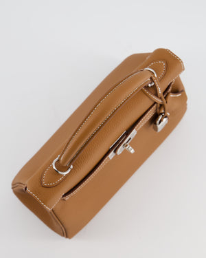 Hermès Kelly 25 Retourne Bag in Gold Togo Leather with Palladium Hardware