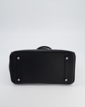 Hermès Birkin 30 Retourne Bag in Noir Epsom Leather with Palladium Hardware